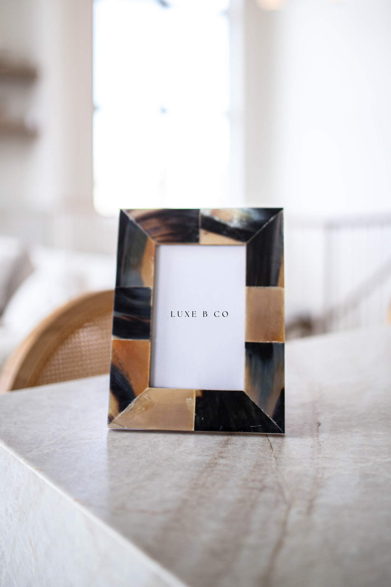 Gradient Horn Photo Frame | By Luxe B Co.