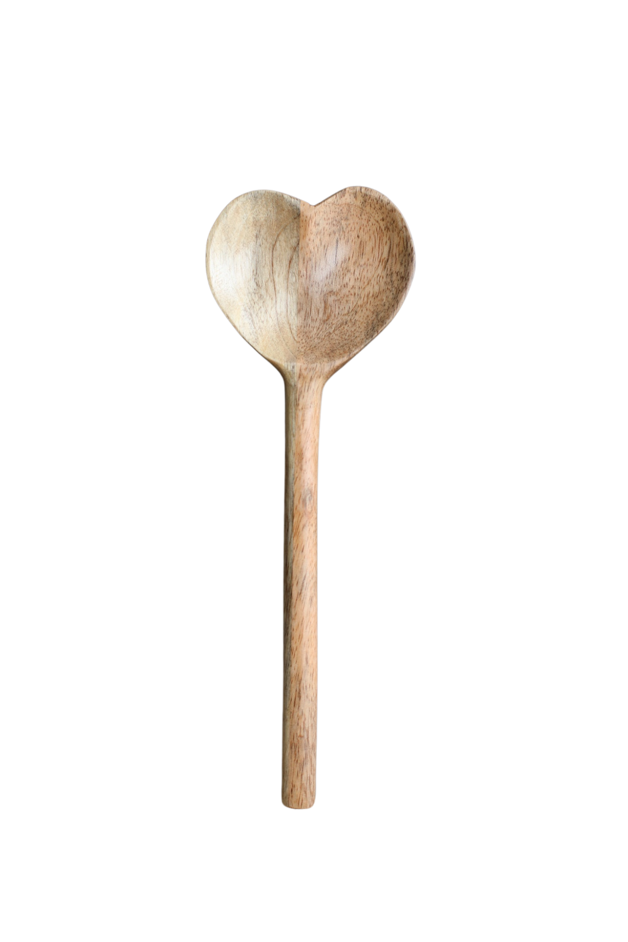 Heart Shaped Mango Wood Spoon - Luxe B Co