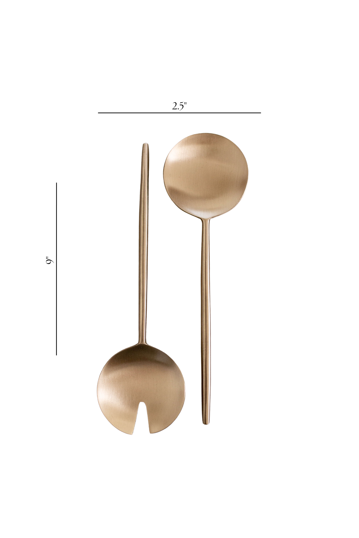 Stainless Steel Salad Servers | By Luxe B Co. 