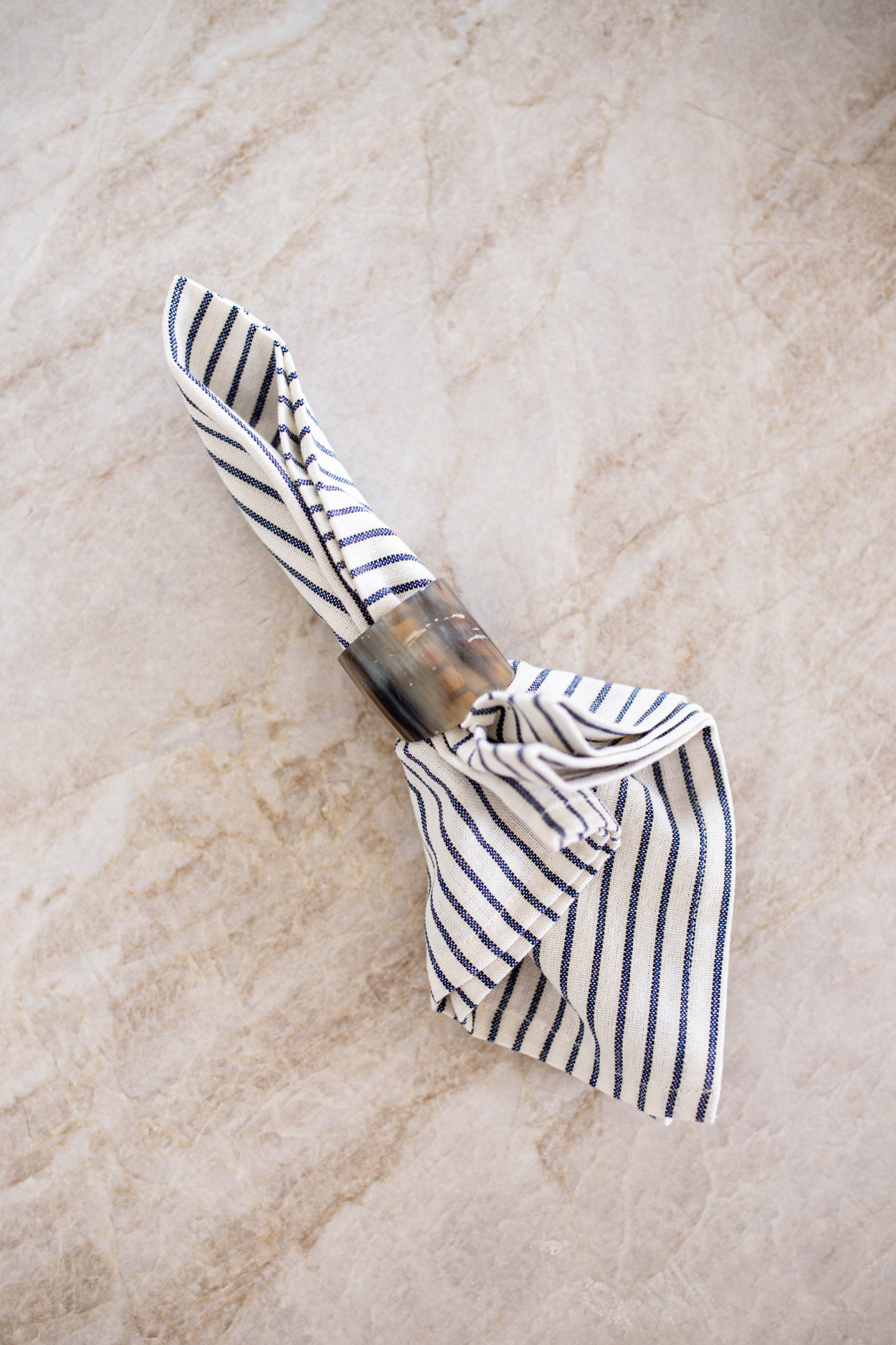 Recycled Horn Napkin Rings | By Luxe B Co. 