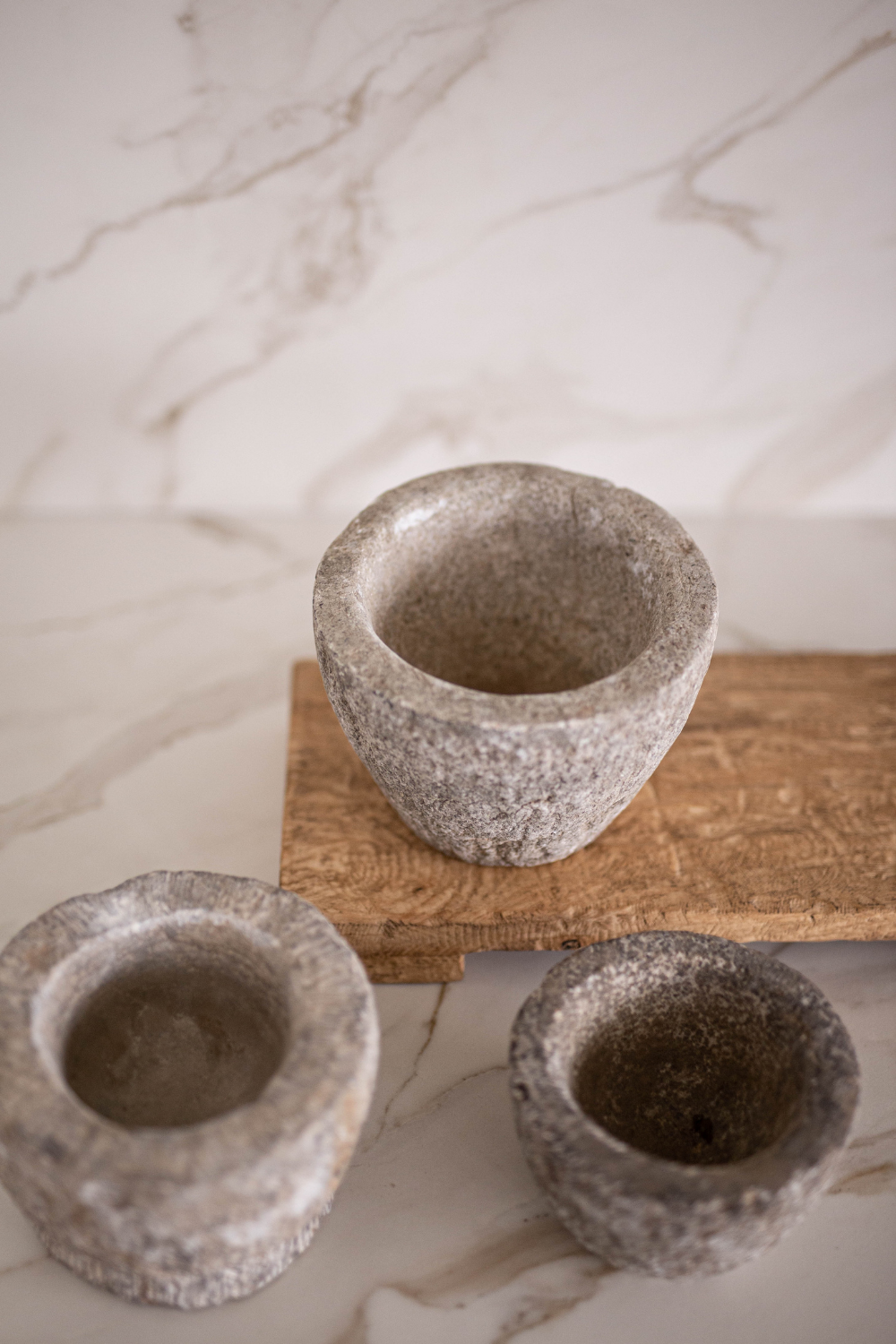 Stone Mortar Vintage Bowl | By Luxe B Co.