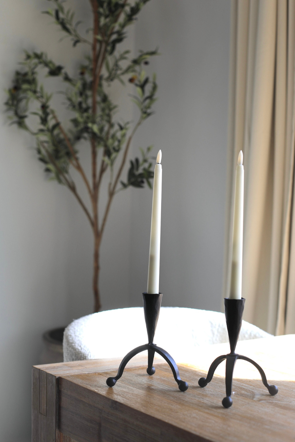 Iron Taper Candle Holder - Luxe B Co