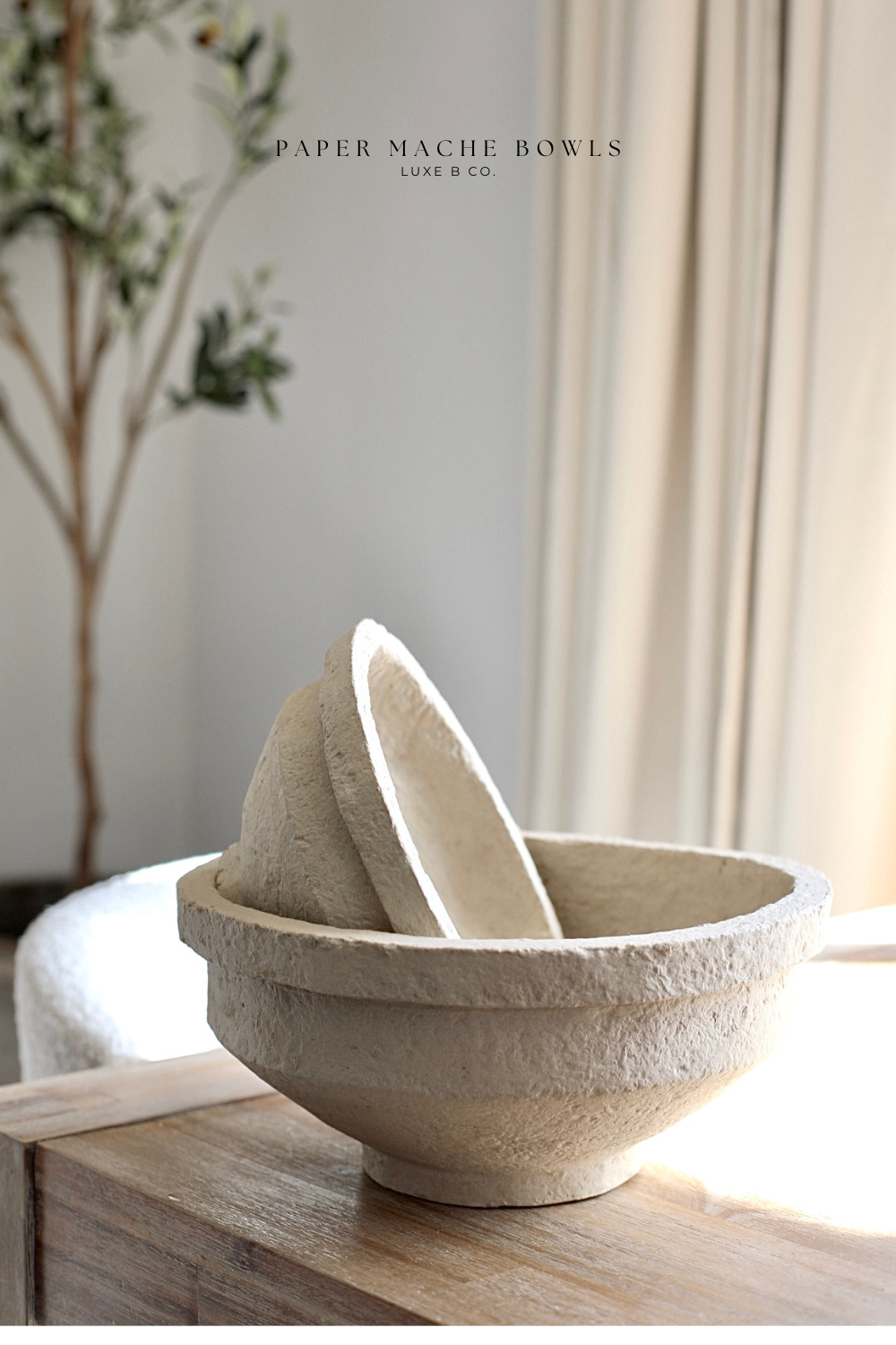 Paper Mache Bowls | By Luxe B Co.