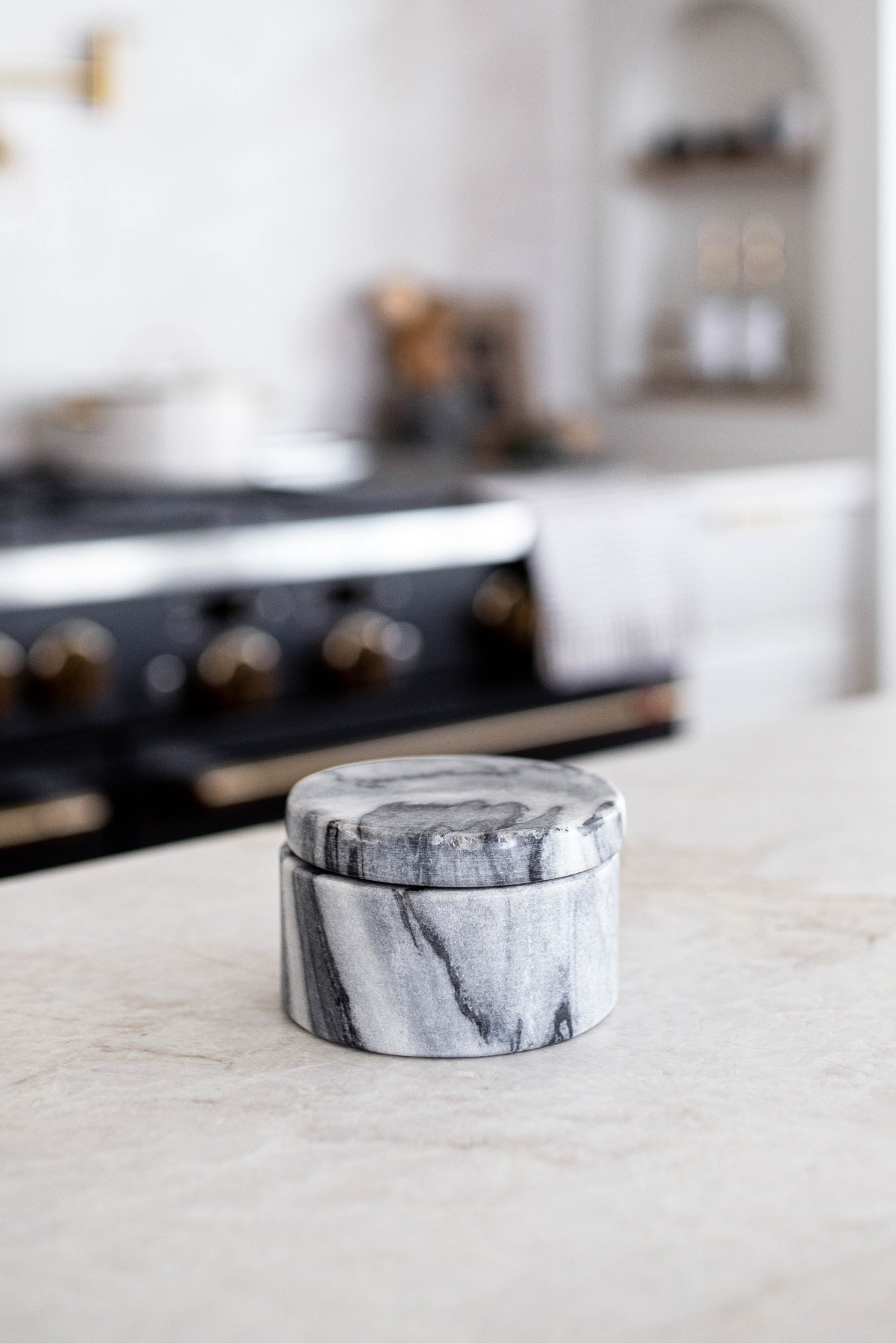 Marble Salt and Pepper Canister | By Luxe B Co. 