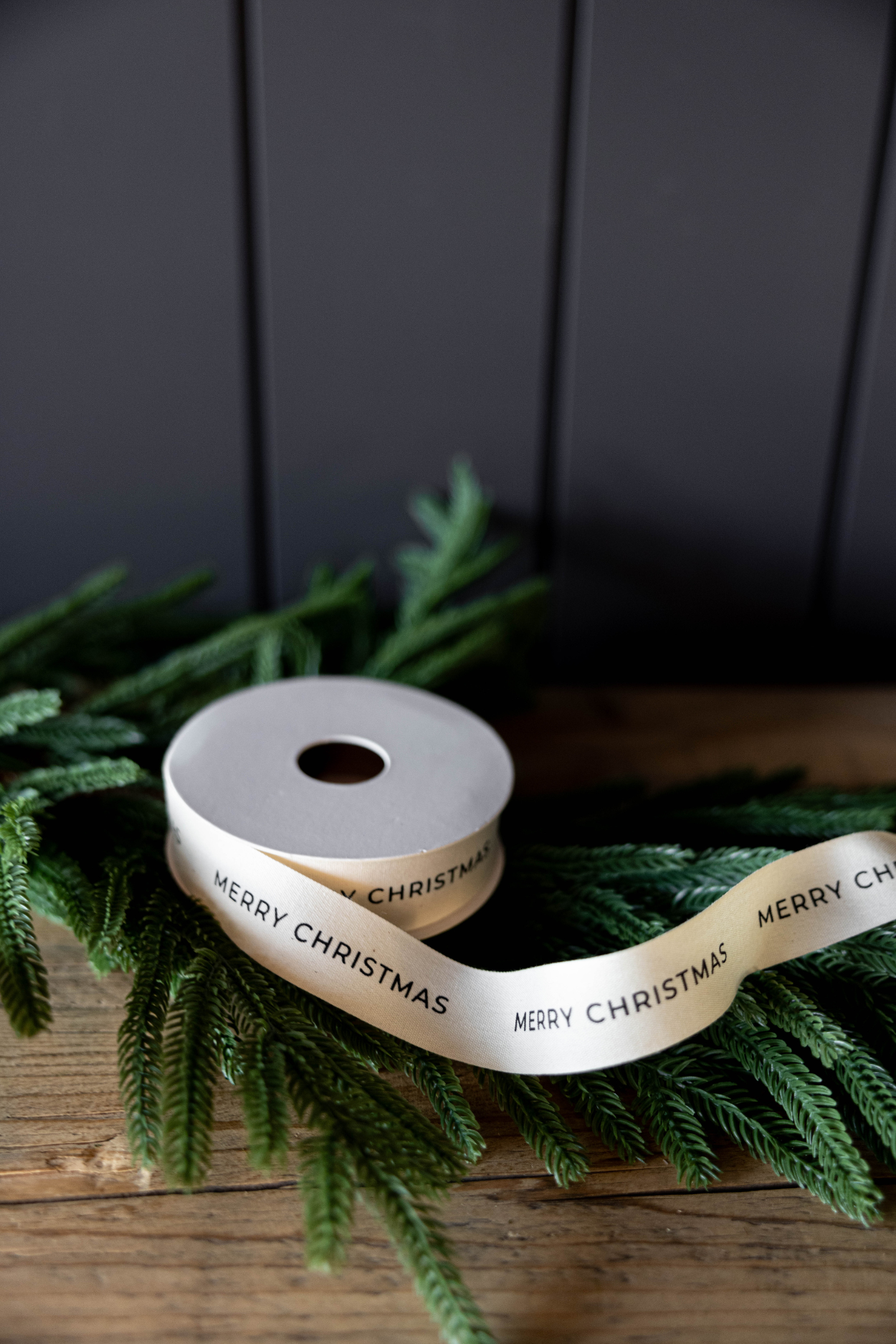 Merry Christmas Ribbon Holiday Decor | By Luxe B Co.