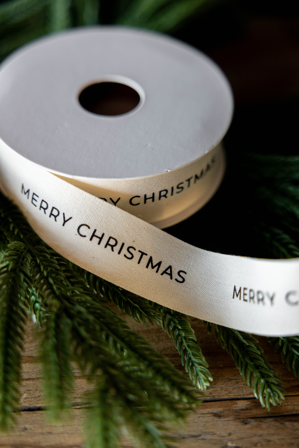 Merry Christmas Ribbon Holiday Decor | By Luxe B Co.