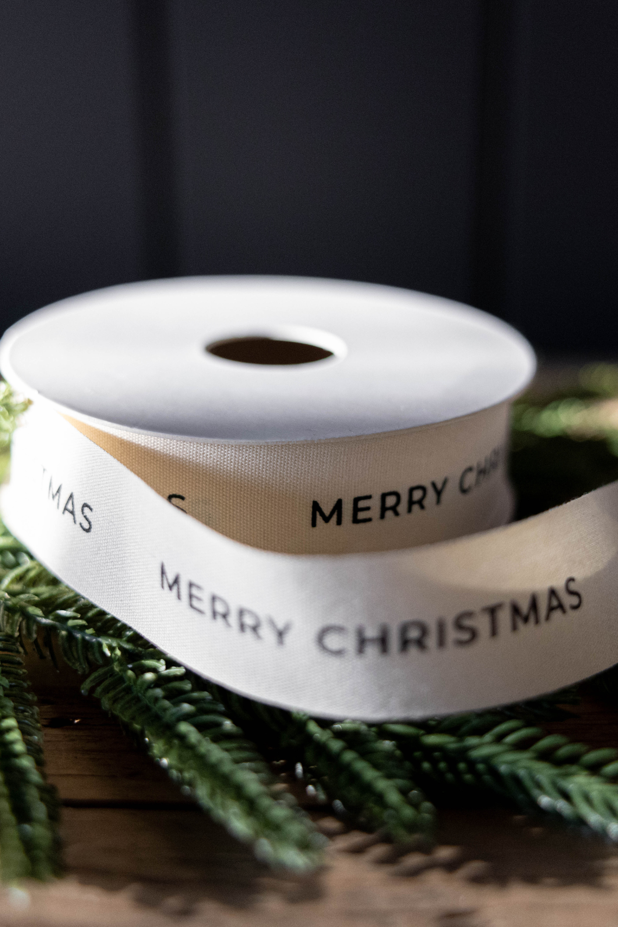 Merry Christmas Ribbon Holiday Decor | By Luxe B Co.