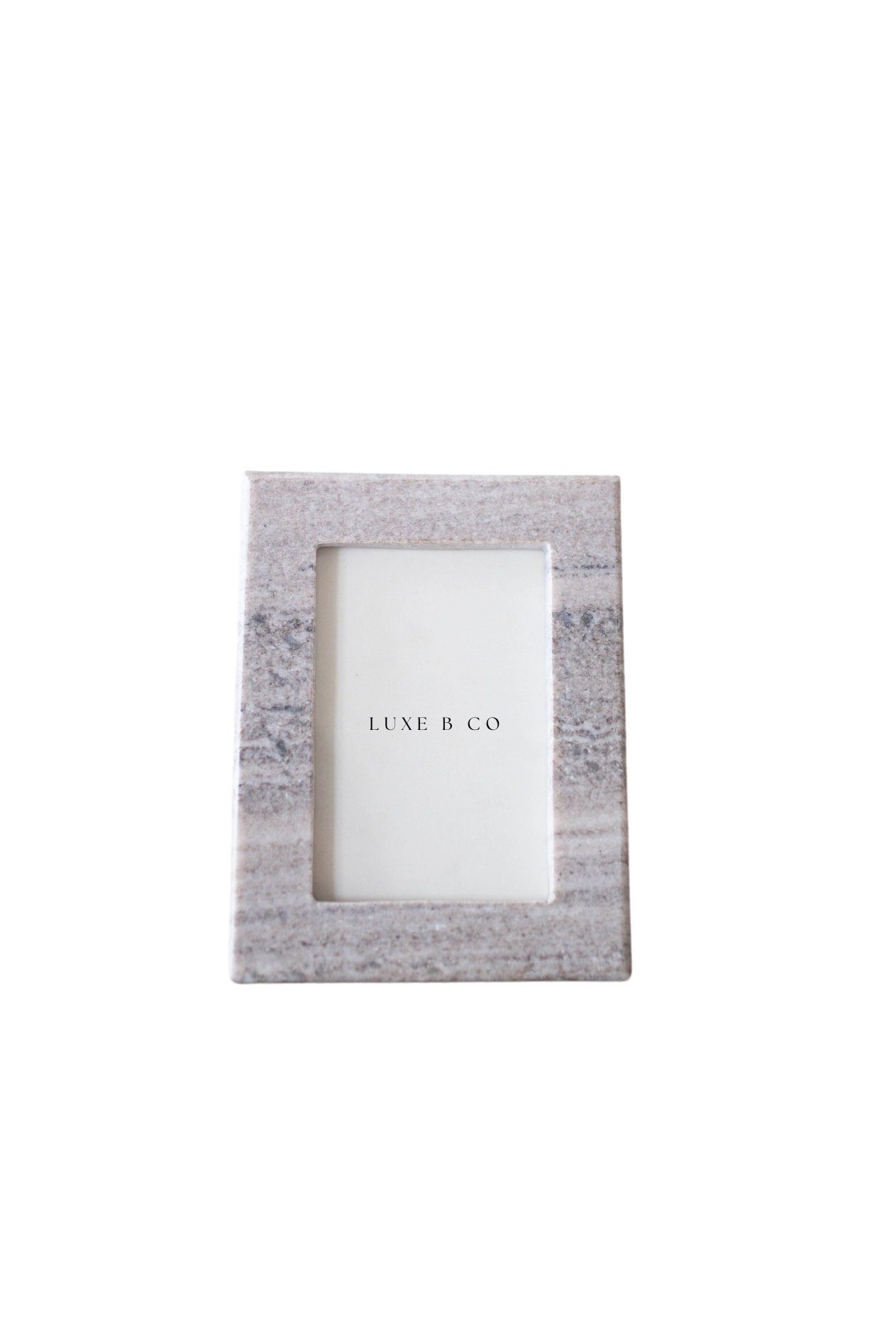 Beige Marble Photo Frame | By Luxe B Co. 