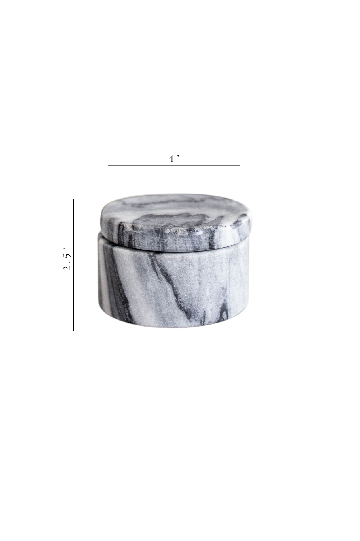 Marble Salt and Pepper Canister | By Luxe B Co. 