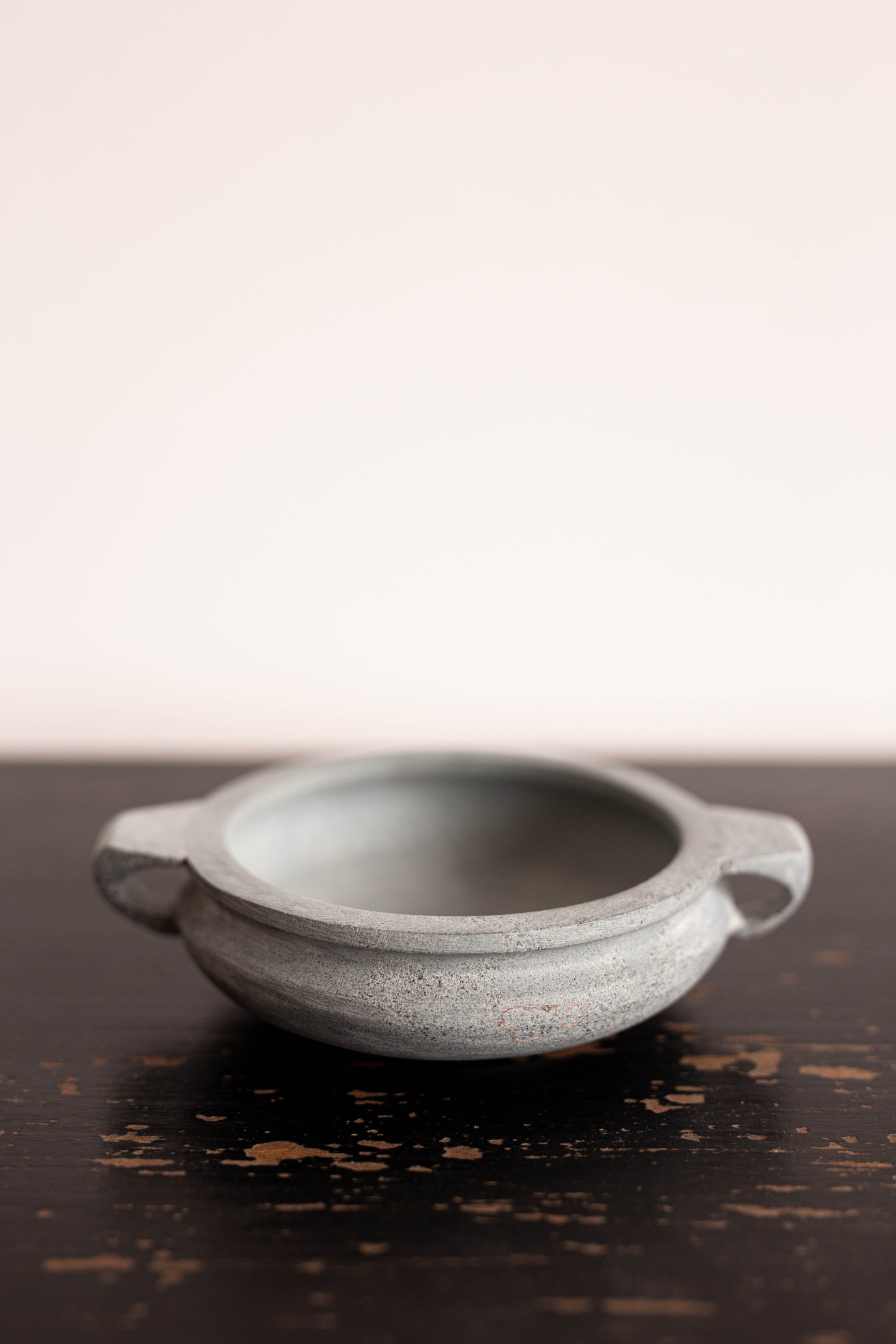 Slate Grey Blue Stone Bowl