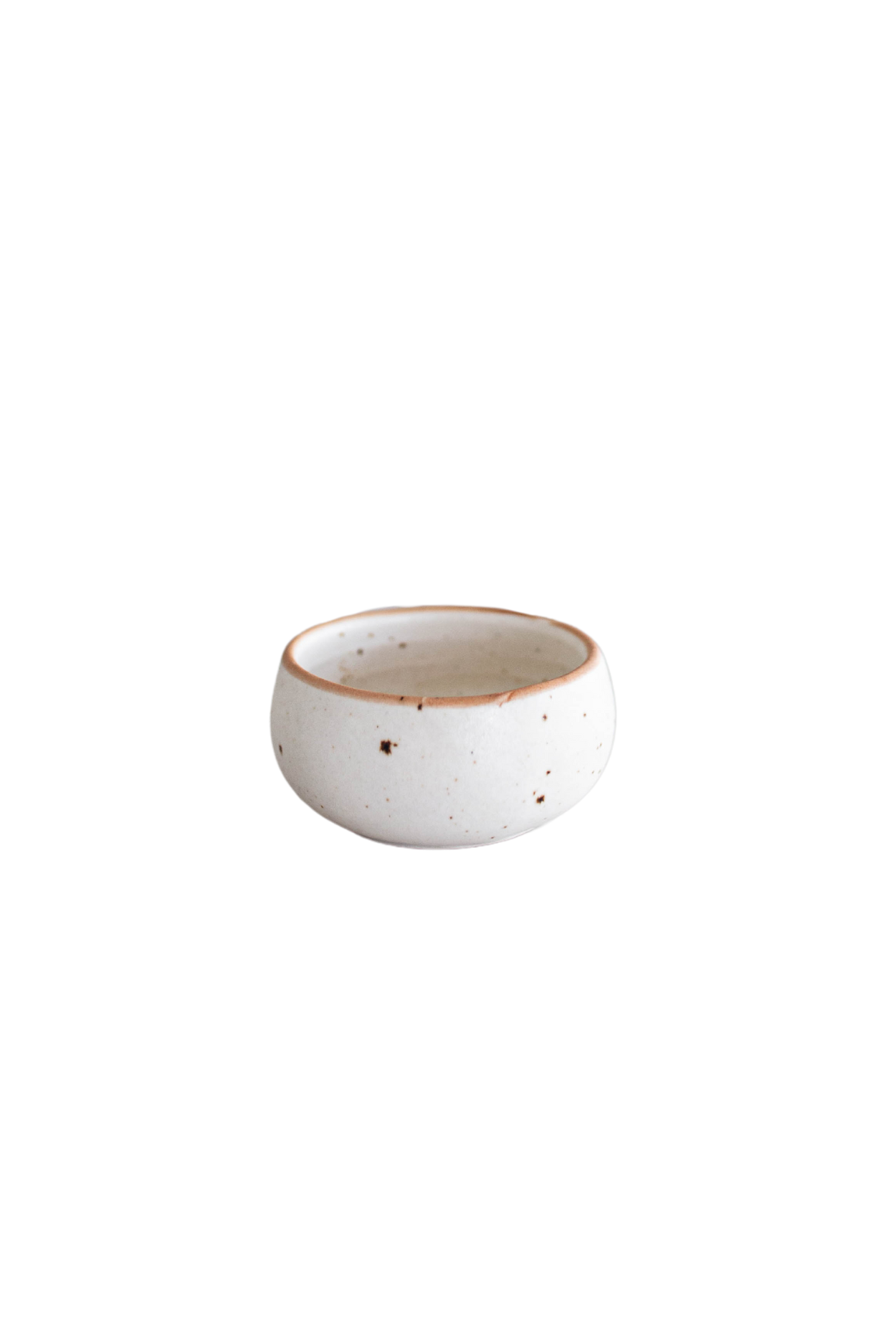 Ceramic White Speckled Dip Bowl | By Luxe B Co. 