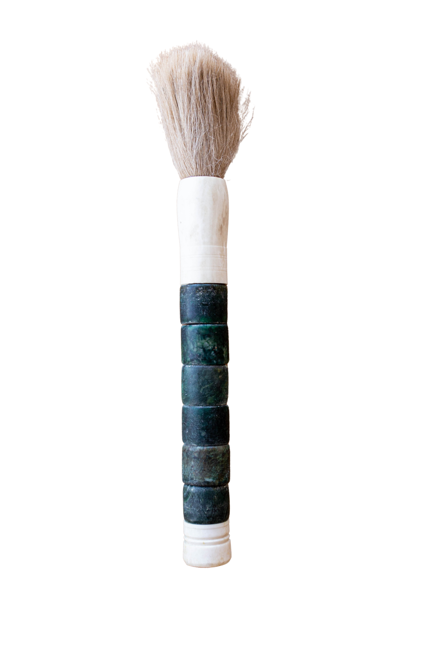 Natural Bone Calligraphy Paint Brush Vintage Green - Luxe B Co