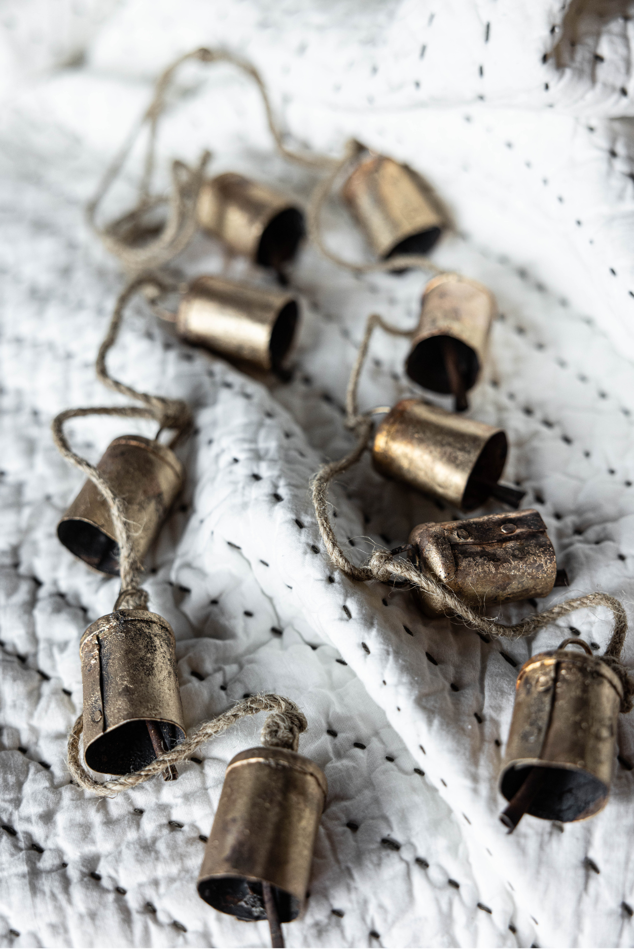 Barrel Brass Bell Garland | By Luxe B Co. 