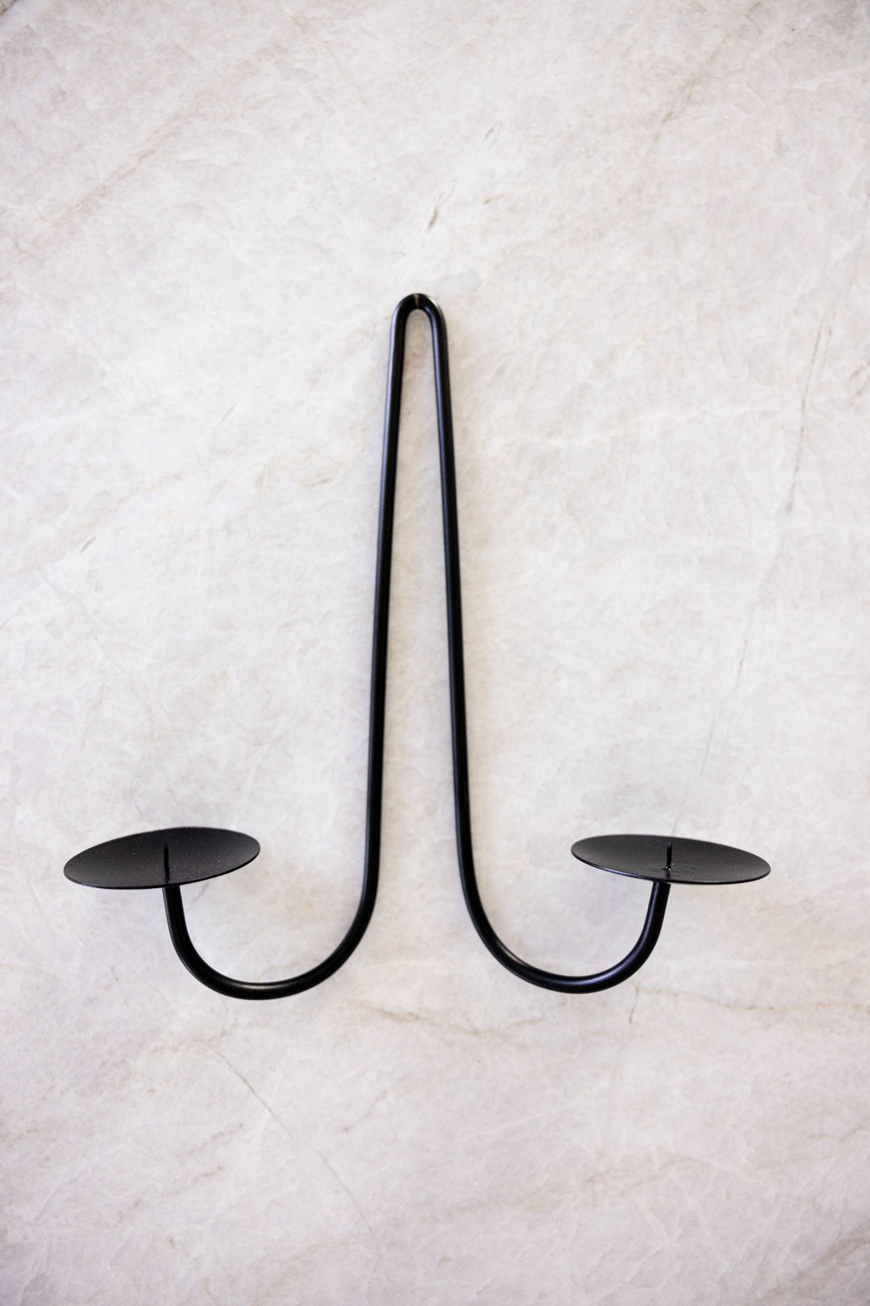 Black Iron Dual Wall Sconce - Luxe B Co