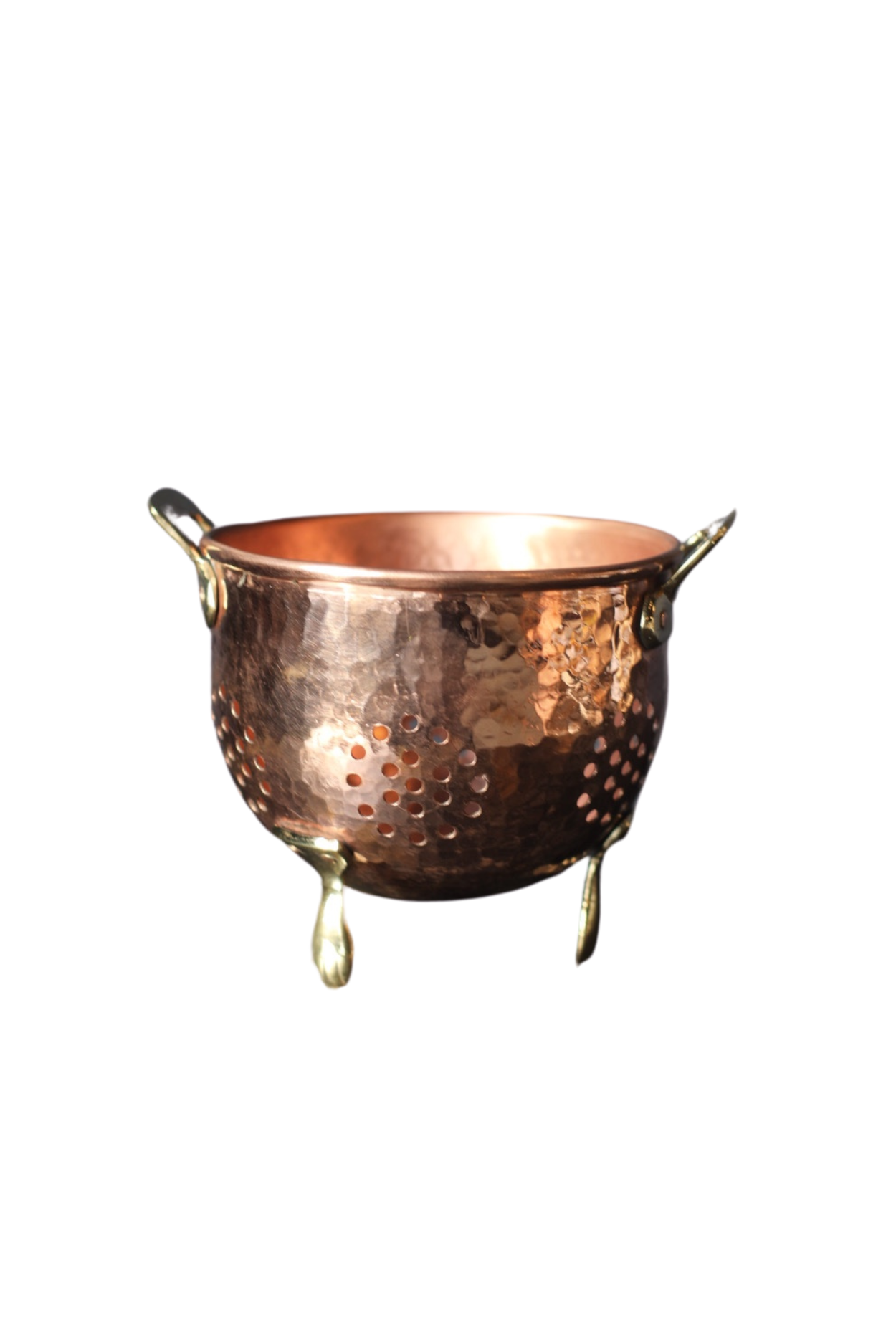 Copper Hammered Strainer | By Luxe B Co.