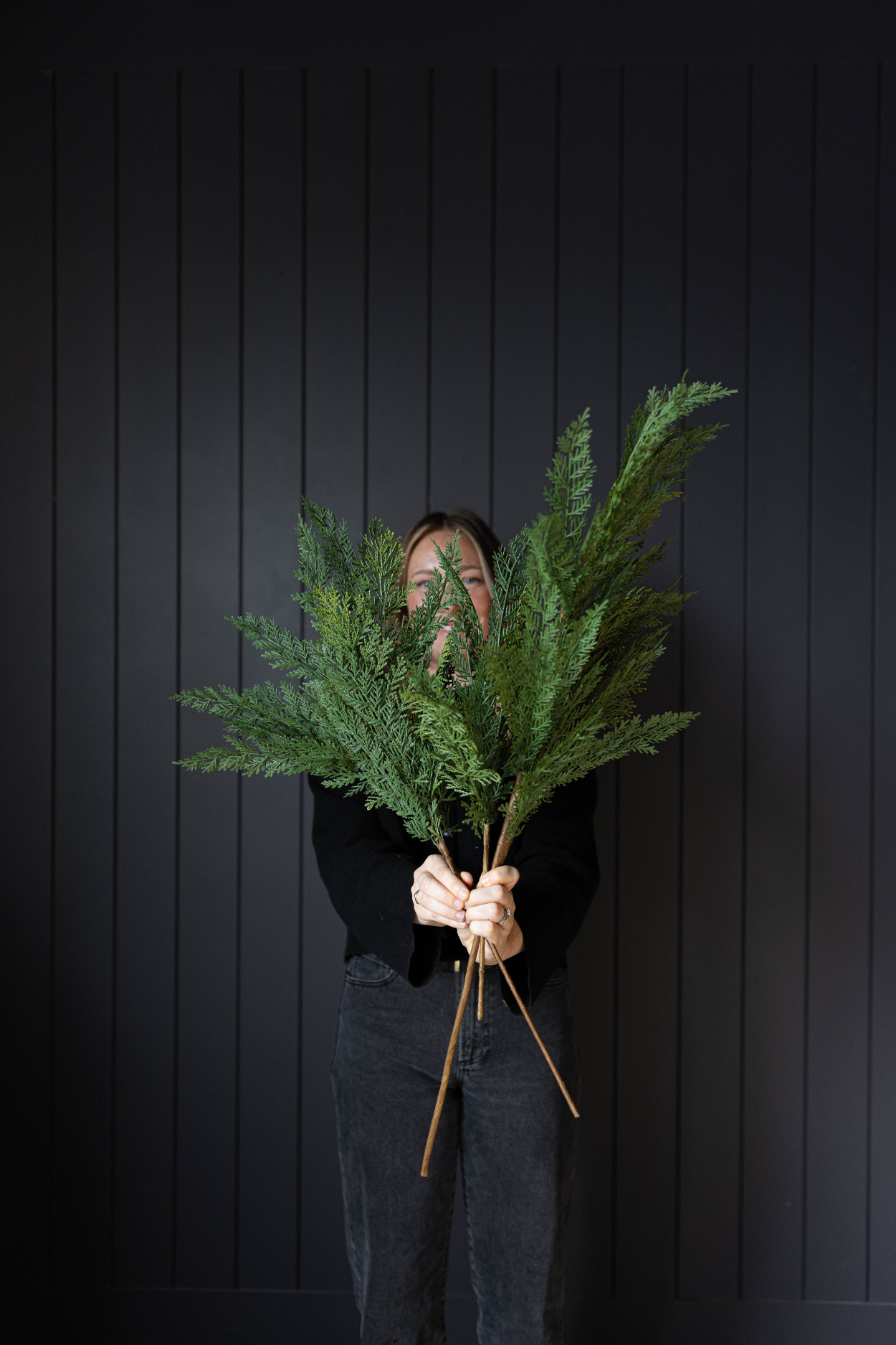 Cypress Leaf Full Real Touch Stems