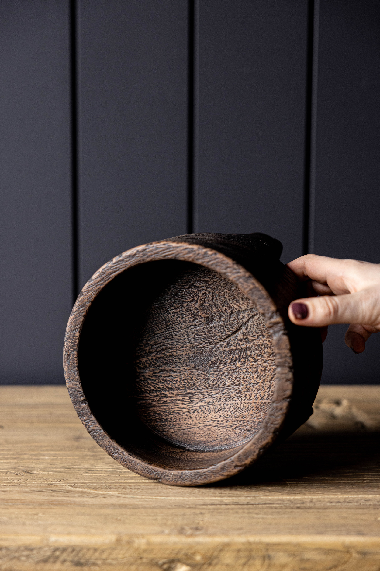 Decorative Wood Bowl | By Luxe B Co