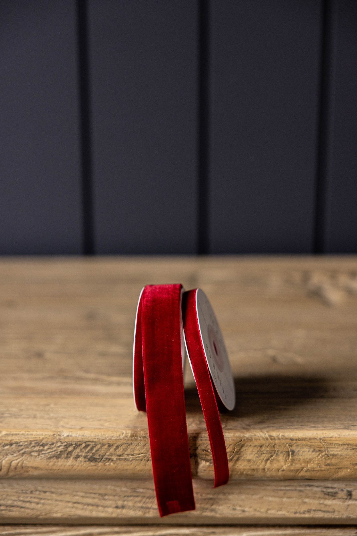 Garnet Red Velvet Ribbon Holiday Decor | By Luxe B Co.