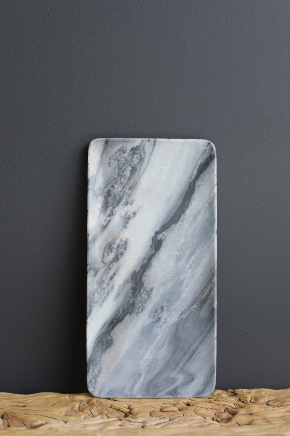 Grey Paleva Stone Chopping Plate | By Luxe B Co. 