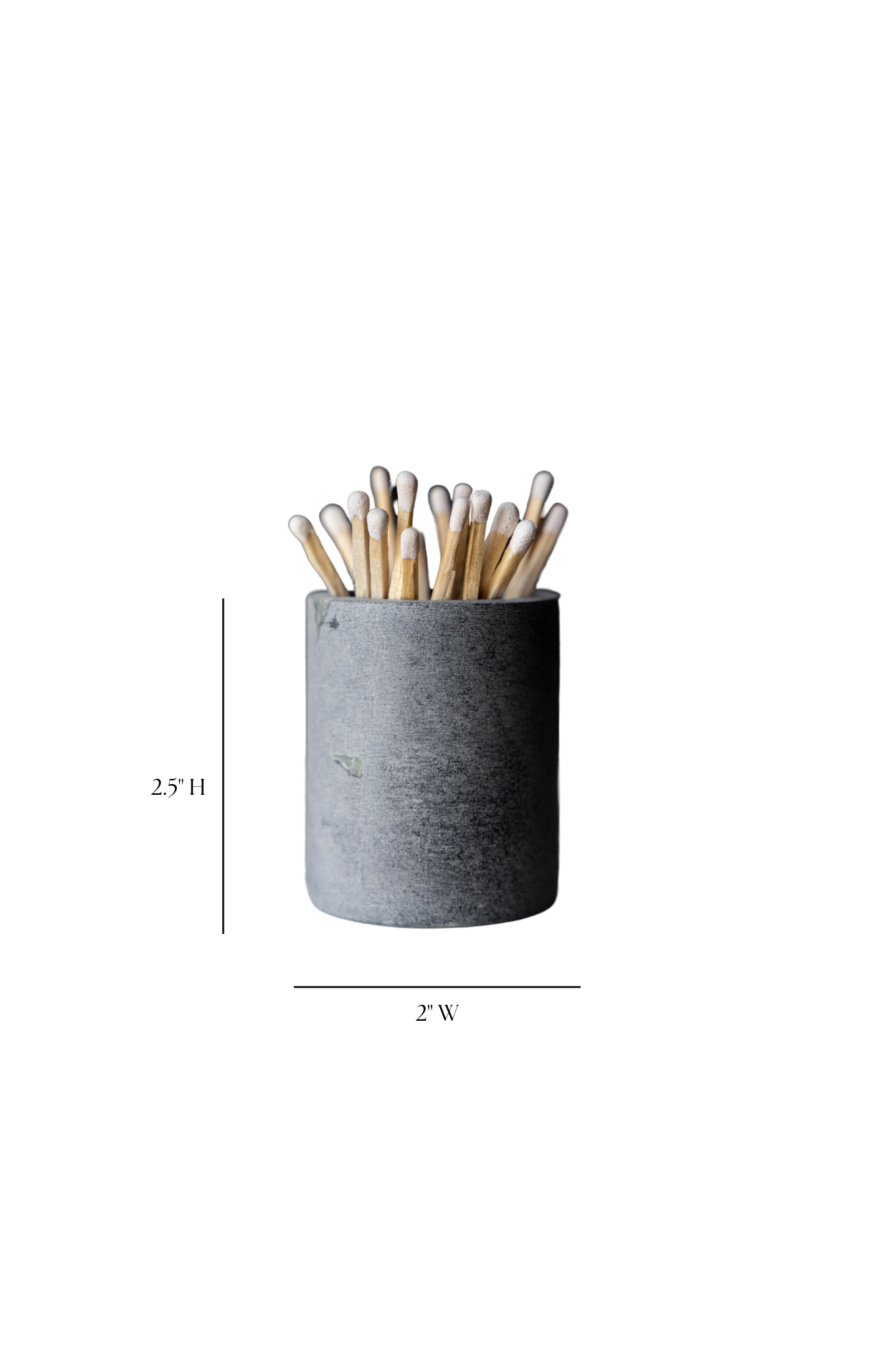 Paleva Greystone Match Holder | By Luxe B Co. 