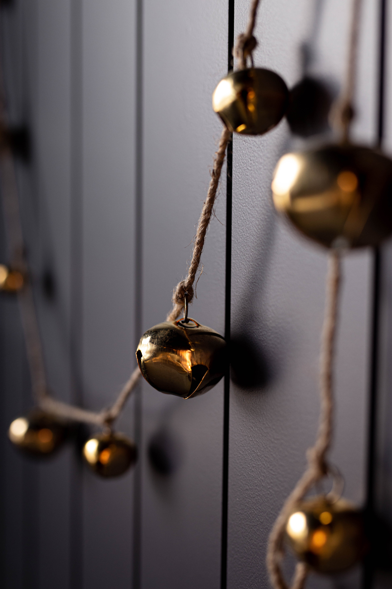 Jingle Brass Bell Garland | By Luxe B Co. 