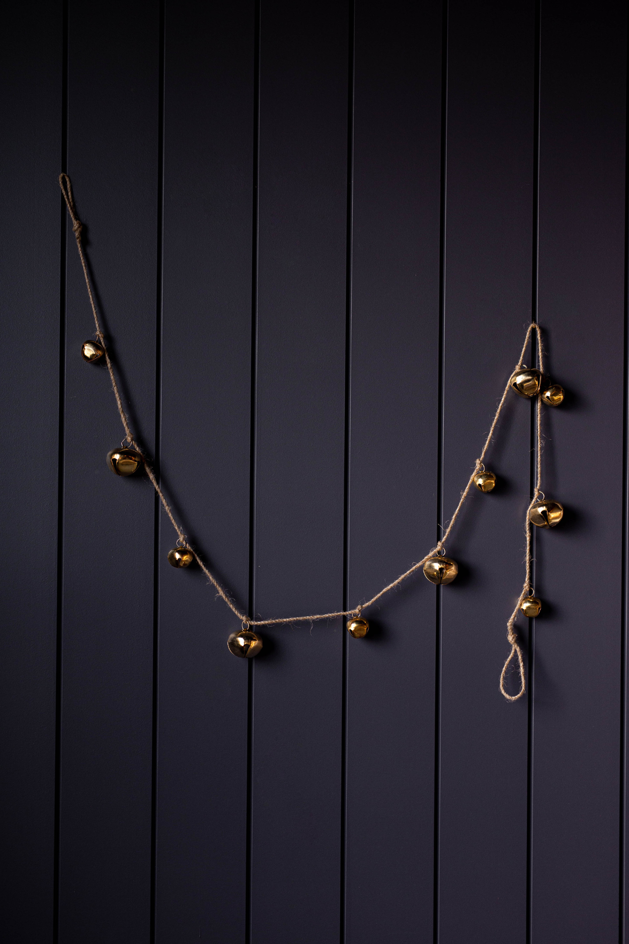 Jingle Brass Bell Garland | By Luxe B Co. 