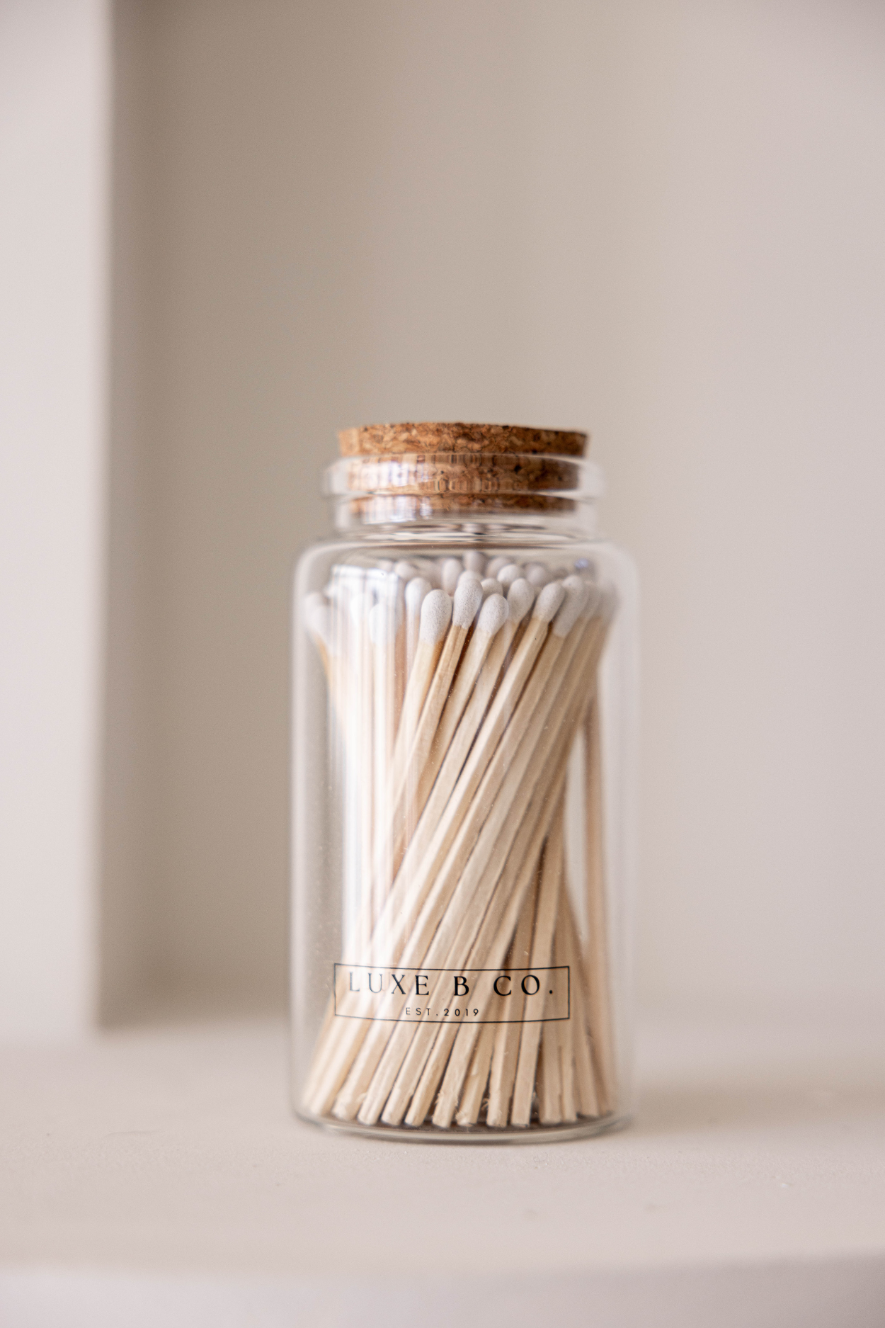 Luxe B Co. Glass Match Bottle | By Luxe B Co.