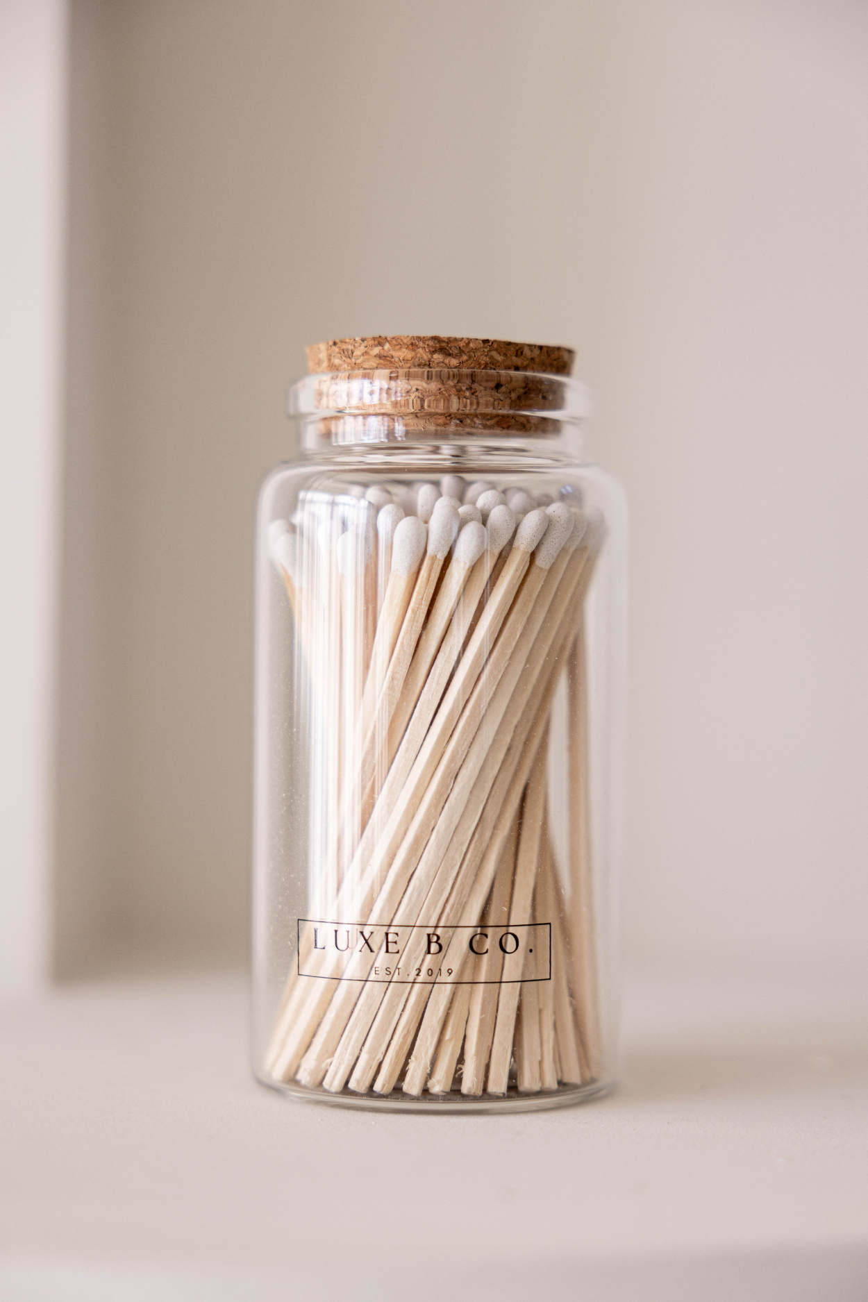 Luxe B Co. Glass Match Bottle | By Luxe B Co.