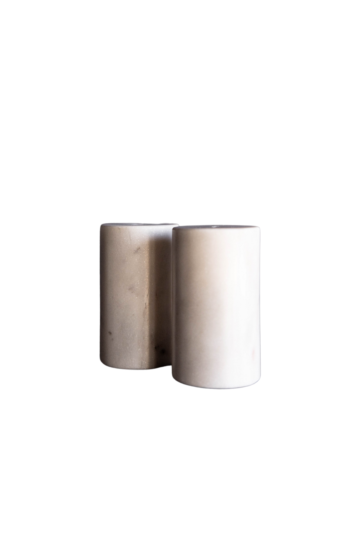 White Marble Salt & Pepper Shakers | By Luxe B Co. 