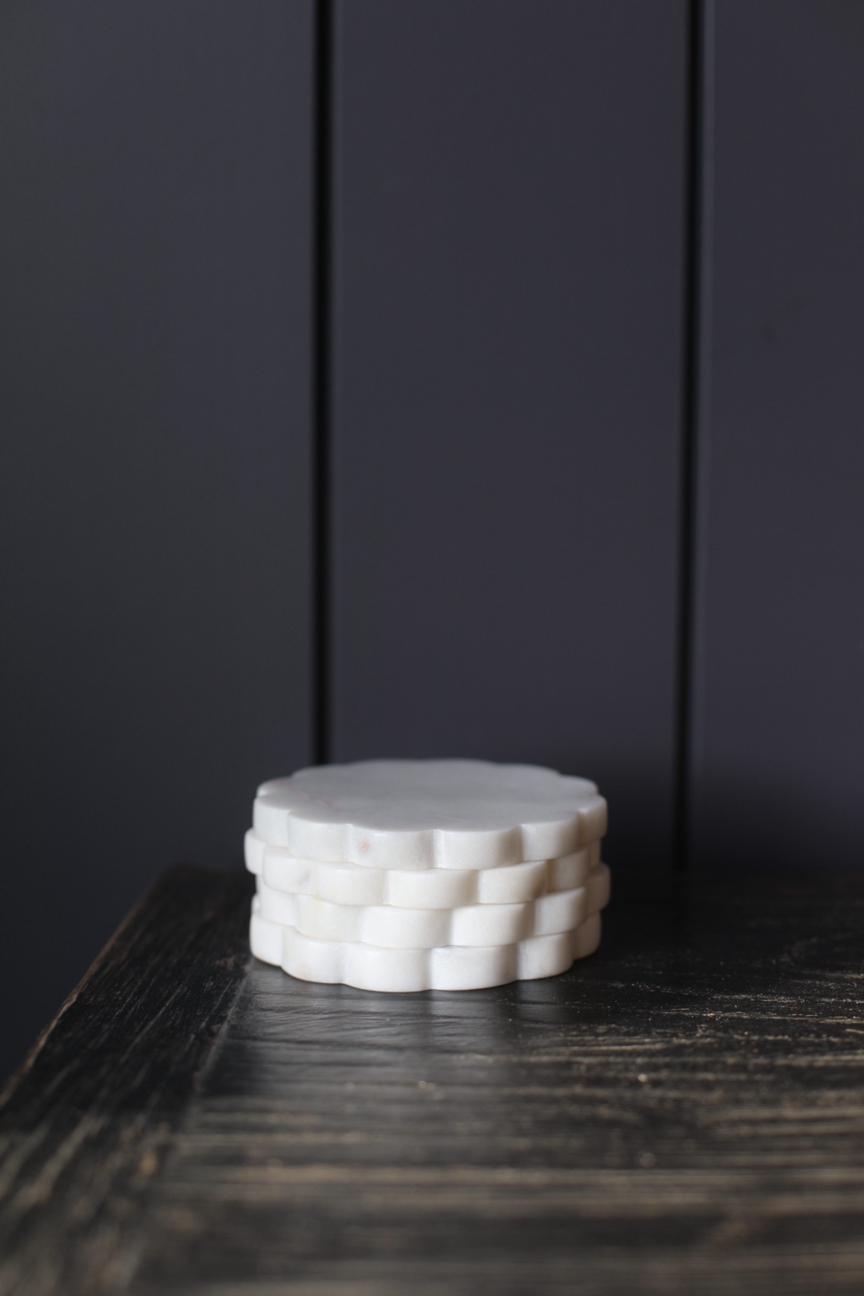 Marble Scalloped Coasters | By Luxe B Co 