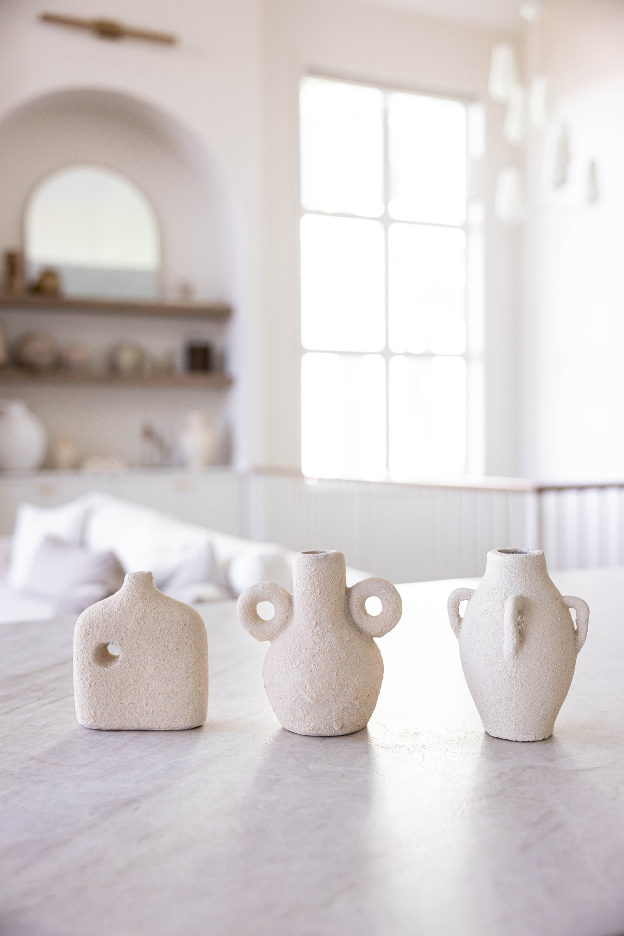 Milos Vase Cream - Luxe B Co