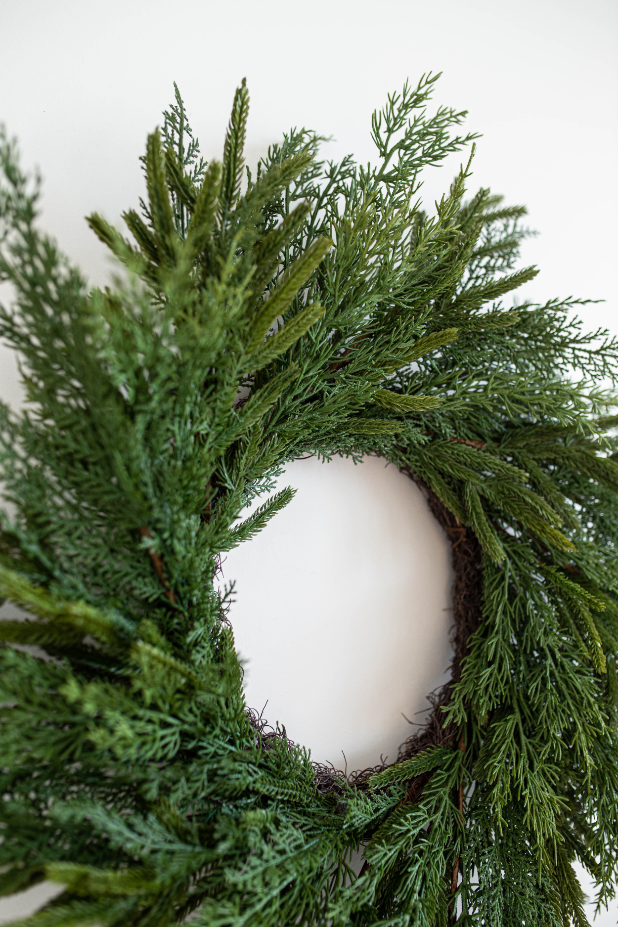 Norfolk & Cypress Mixed Real Touch Wreath - 24"