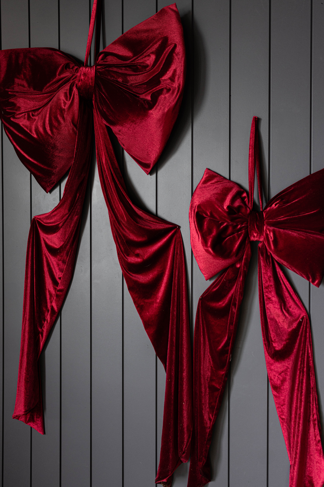 Oversized Red Velvet Bow | By Luxe B Co.