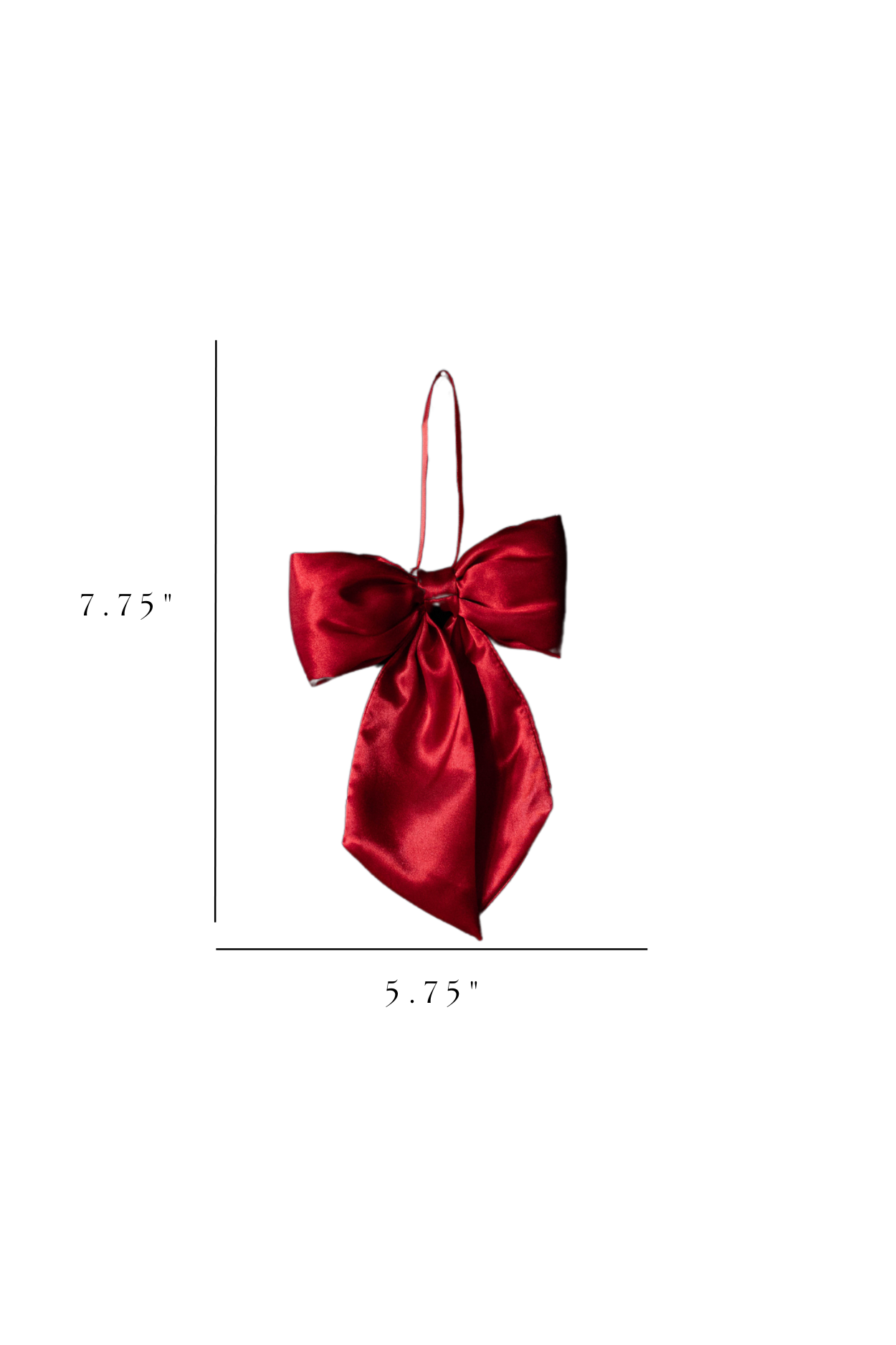 Red Satin Bows | By Luxe B Co.