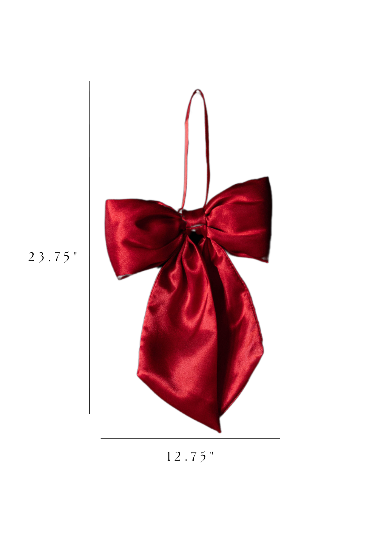 Red Satin Bows | By Luxe B Co.