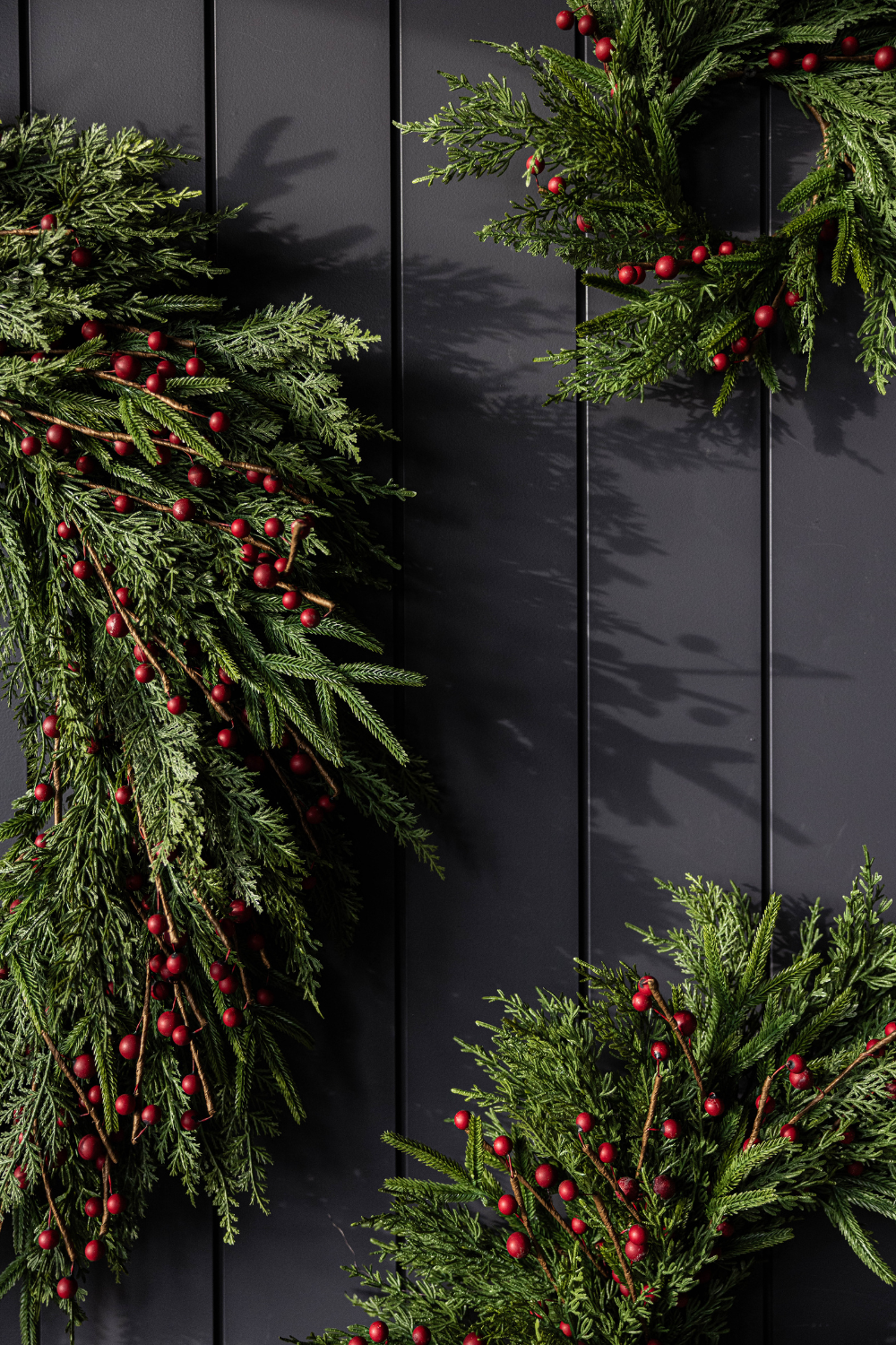 Red Plum Berry Norfolk Cypress Real Touch Collection | By Luxe B Co.