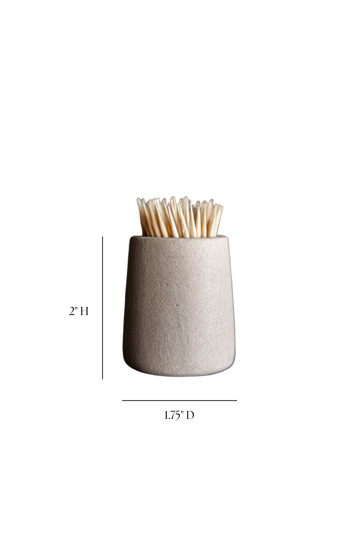 Sandstone Toothpick Holder | By Luxe B Co. 