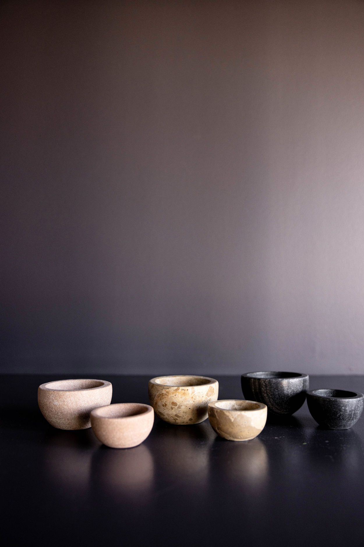 Stone Turned Sandstone Dishes | By Luxe B Co. 