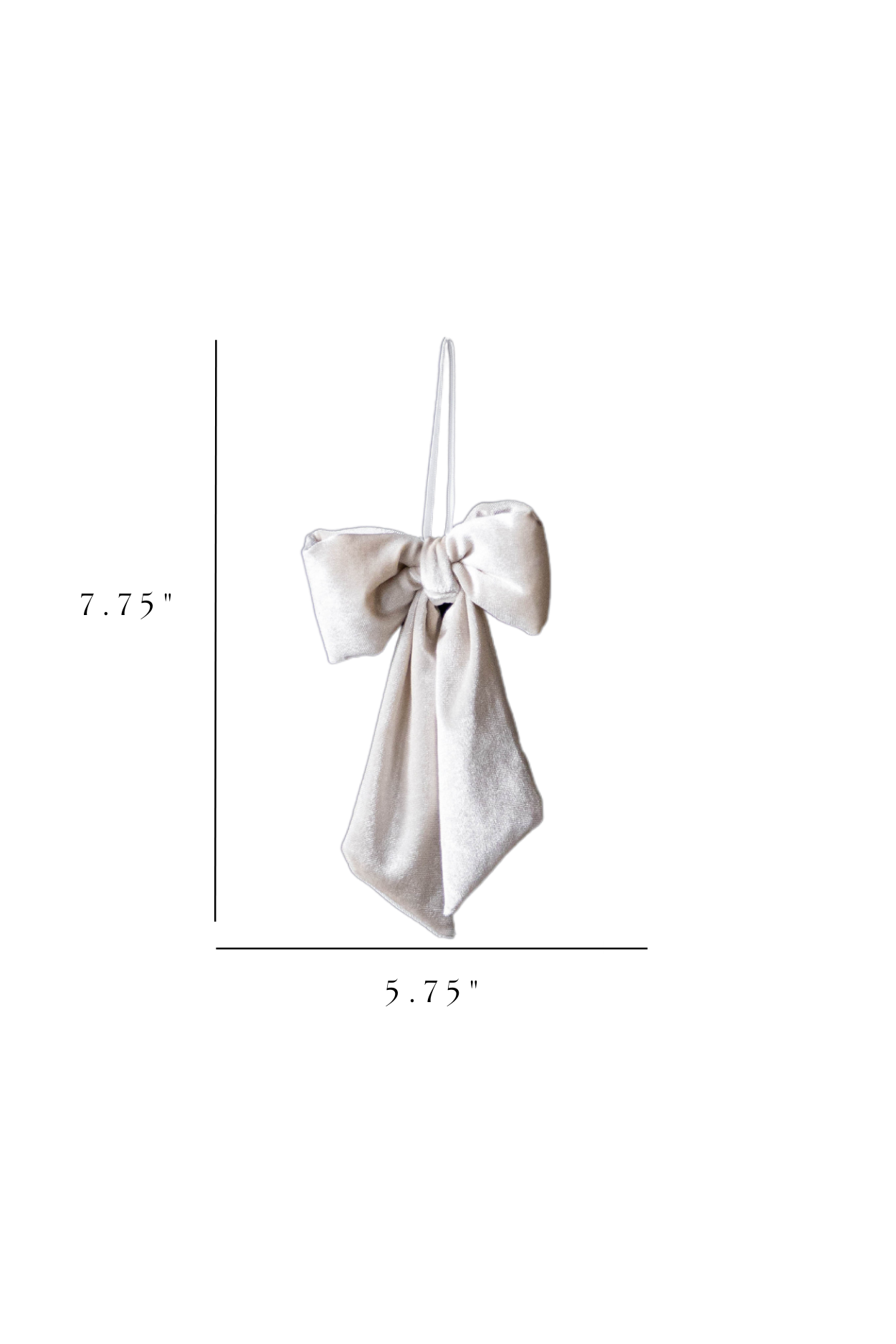 White Velvet Bows | By Luxe B Co.