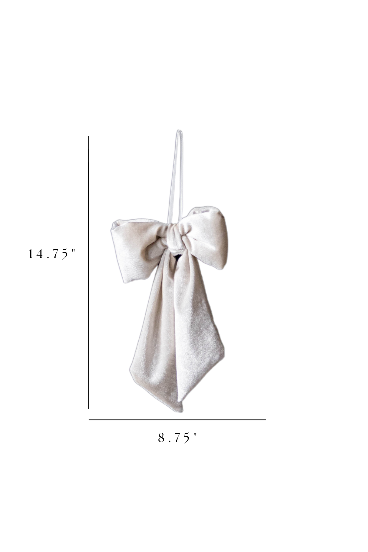 White Velvet Bows | By Luxe B Co.