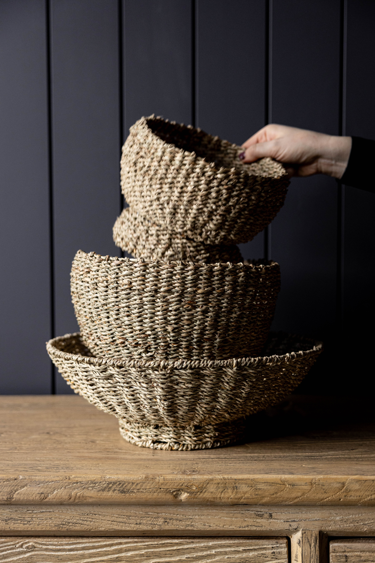 Woven Seagrass Bowl | By Luxe B Co